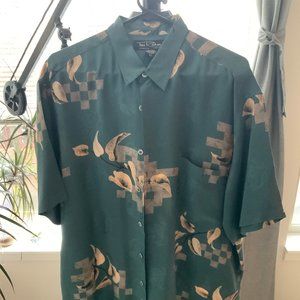 Tori Richard Vintage Hawaiian Silk Shirt size L